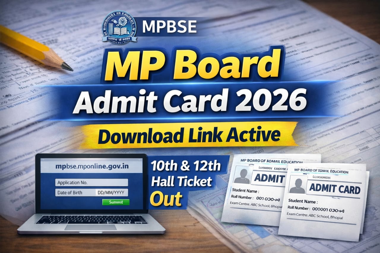 MP Board Admit Card 2026